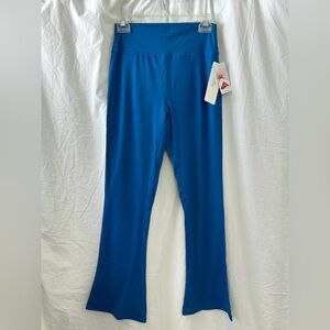 Sunzel High Rise Flare Yoga Pants Blue Size L (12) NWT Bootcut Leggings